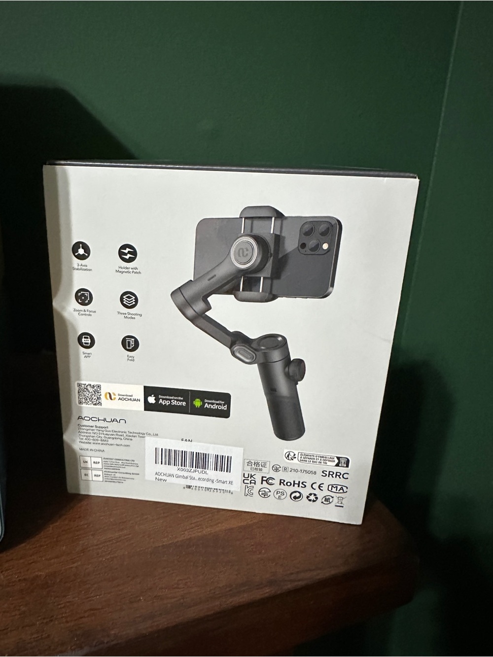 Smart XE 3-Axis Smartphone Gimbal Stabilizer - Black - Picture 2 of 7